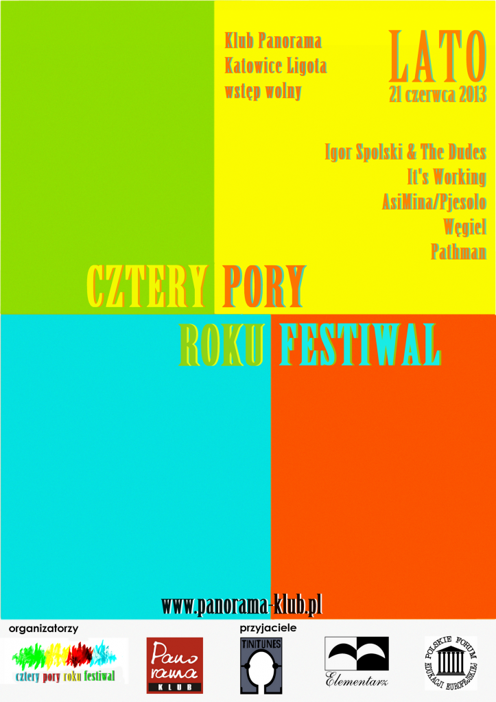 Cztery Pory Roku Festiwal Lato - plakat